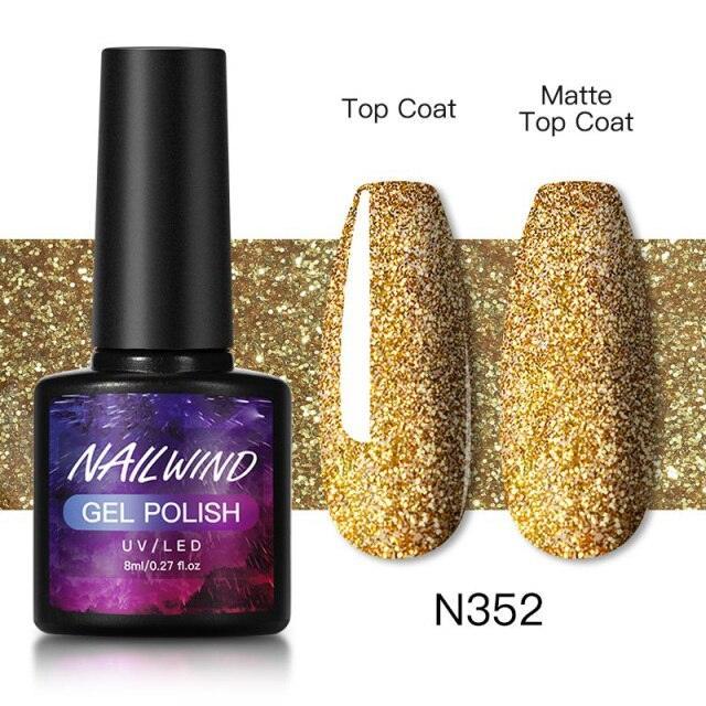 Luxury Womens Colorful Gel Nail Polish 8ml Semi Permanent UV/LED Glossy Effect Popular Design For Women and Girls in Fashion Style Stevvex