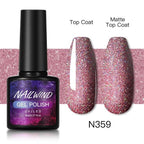 Luxury Womens Colorful Gel Nail Polish 8ml Semi Permanent UV/LED Glossy Effect Popular Design For Women and Girls in Fashion Style Stevvex