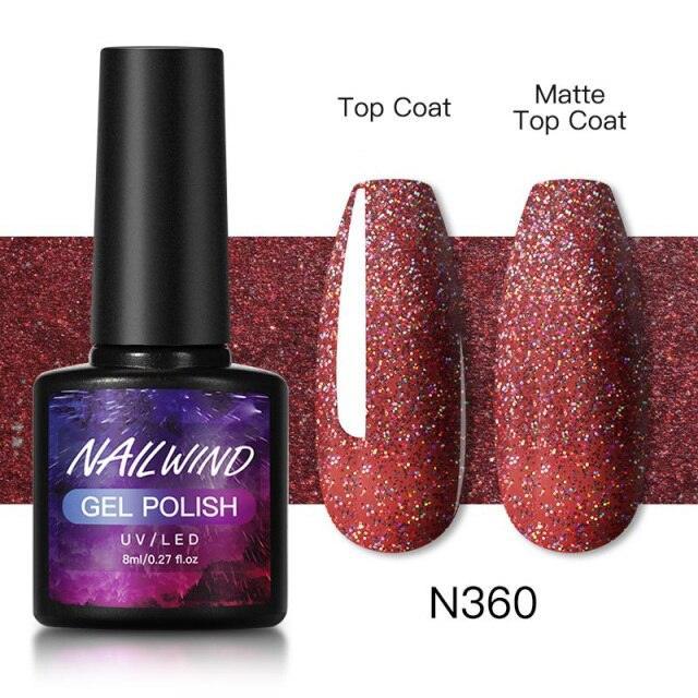 Luxury Womens Colorful Gel Nail Polish 8ml Semi Permanent UV/LED Glossy Effect Popular Design For Women and Girls in Fashion Style Stevvex