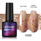 Luxury Womens Colorful Gel Nail Polish 8ml Semi Permanent UV/LED Glossy Effect Popular Design For Women and Girls in Fashion Style Stevvex