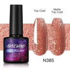Luxury Womens Colorful Gel Nail Polish 8ml Semi Permanent UV/LED Glossy Effect Popular Design For Women and Girls in Fashion Style Stevvex