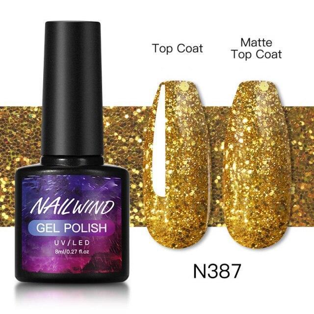 Luxury Womens Colorful Gel Nail Polish 8ml Semi Permanent UV/LED Glossy Effect Popular Design For Women and Girls in Fashion Style Stevvex