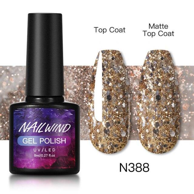 Luxury Womens Colorful Gel Nail Polish 8ml Semi Permanent UV/LED Glossy Effect Popular Design For Women and Girls in Fashion Style Stevvex