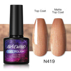 Luxury Womens Colorful Gel Nail Polish 8ml Semi Permanent UV/LED Glossy Effect Popular Design For Women and Girls in Fashion Style Stevvex