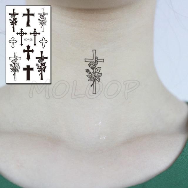 Luxury Womens Different Temporary Waterproof Tattoo Sticker Feather Dandelion Tattoos For Makeup Party Stevvex