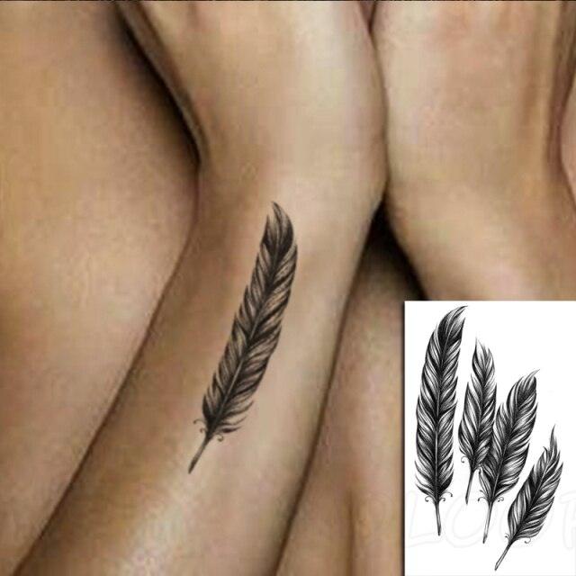 Luxury Womens Different Temporary Waterproof Tattoo Sticker Feather Dandelion Tattoos For Makeup Party Stevvex