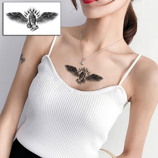 Luxury Womens Different Temporary Waterproof Tattoo Sticker Feather Dandelion Tattoos For Makeup Party Stevvex