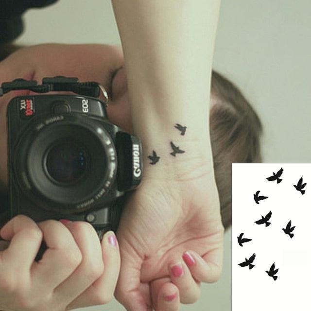 Luxury Womens Different Temporary Waterproof Tattoo Sticker Feather Dandelion Tattoos For Makeup Party Stevvex