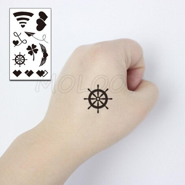 Luxury Womens Different Temporary Waterproof Tattoo Sticker Feather Dandelion Tattoos For Makeup Party Stevvex