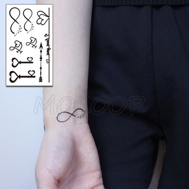 Luxury Womens Different Temporary Waterproof Tattoo Sticker Feather Dandelion Tattoos For Makeup Party Stevvex