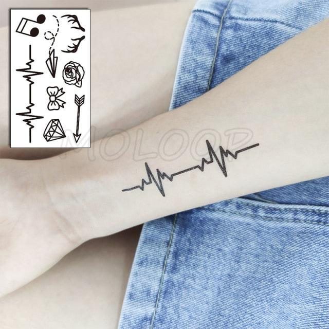 Luxury Womens Different Temporary Waterproof Tattoo Sticker Feather Dandelion Tattoos For Makeup Party Stevvex