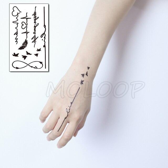 Luxury Womens Different Temporary Waterproof Tattoo Sticker Feather Dandelion Tattoos For Makeup Party Stevvex