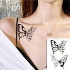 Luxury Womens Different Temporary Waterproof Tattoo Sticker Feather Dandelion Tattoos For Makeup Party Stevvex