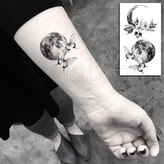 Luxury Womens Different Temporary Waterproof Tattoo Sticker Feather Dandelion Tattoos For Makeup Party Stevvex