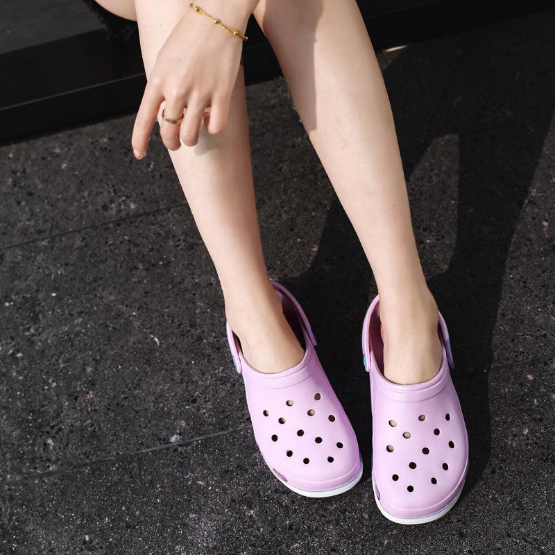 Luxury Womens Sandals Lightweight Unisex Colorful Shoes Garden Classic Clogs Design Slippers Sandals Slip-on Summer Beach Sandals For Womens Fashion Comfortable Slip On Slides Shoes Stevvex