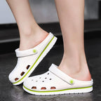 Luxury Womens Sandals Lightweight Unisex Colorful Shoes Garden Classic Clogs Design Slippers Sandals Slip-on Summer Beach Sandals For Womens Fashion Comfortable Slip On Slides Shoes Stevvex