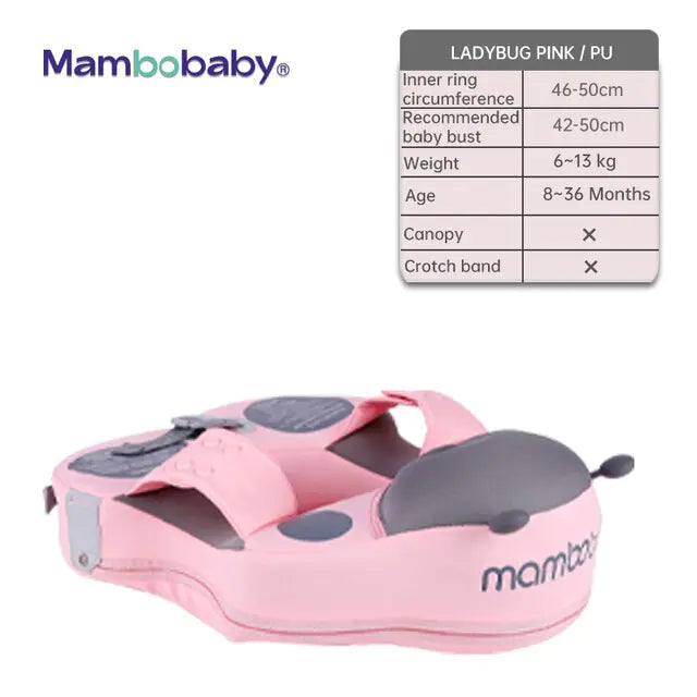 Baby Swimming Float With Sunshade For Infant Non-Inflatable Pool Pi-Mart