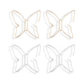 Gold Butterfly Hoop Earrings for Women Purple Butterfly Dangle Earrings Pink Crystal Butterfly Earrings Gold Butterfly Stud Earrings Jewelry for Women