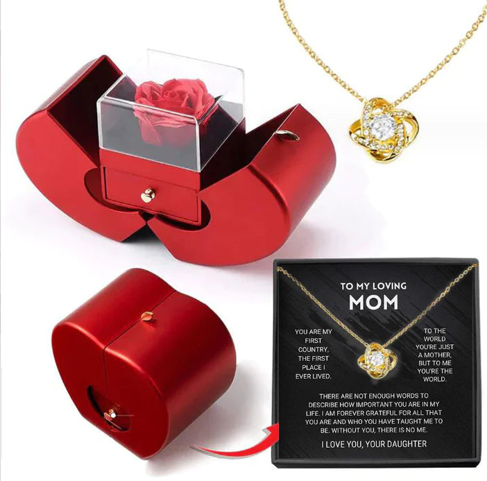 Fashion Jewelry Box Red Apple Pi-Mart