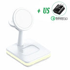 3 In 1 Magnetic Wireless Charger Stand Pi-Mart