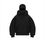 Fleece-Lined Dual Hood Sweatshirt Pi-Mart