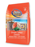 NutriSource Grain-Free Cat Food Made with Ocean Select Trout Whitefish and Salmon Meal 15LB Dry Cat Food Lootquake LLC