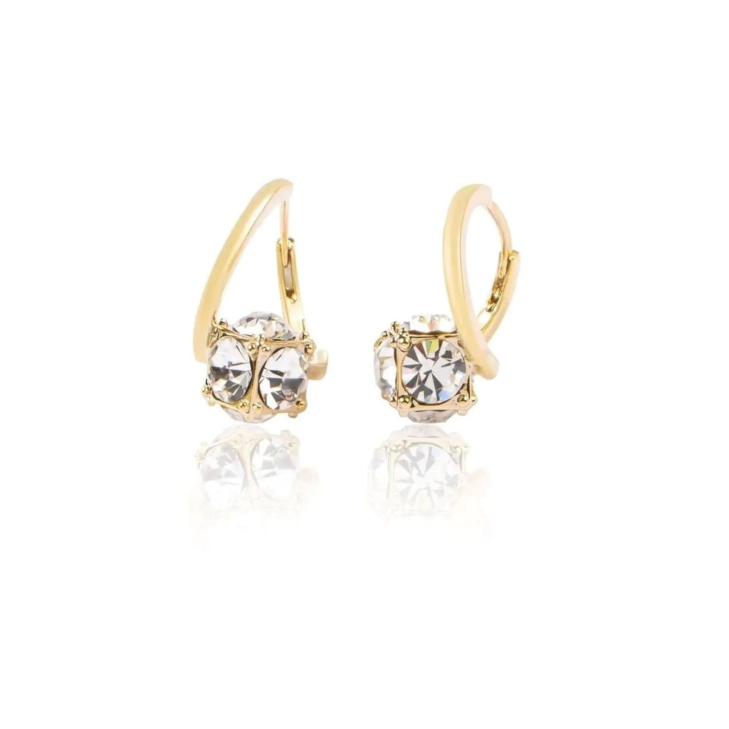 Lymphvity Earrings for Women Lymphatic Germanium Earrings Histone Lymphvity Acupuncture Earrings Lymphatic Drainage Earrings Cubic Zirconia Lymph Earrings for Women Jewelry (Gold) Lootquake LLC