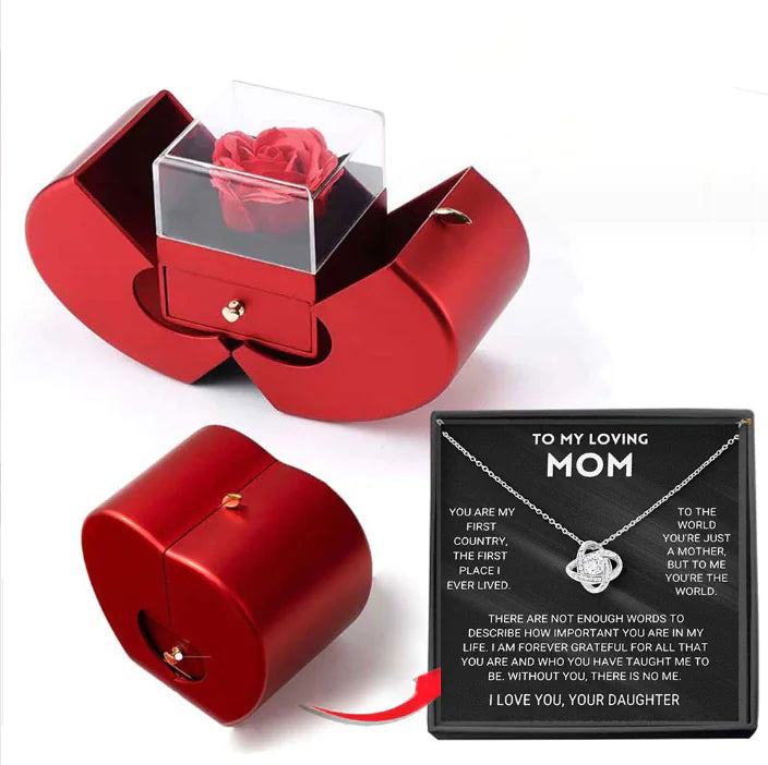 Fashion Jewelry Box Red Apple Pi-Mart