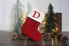 Knitted Christmas Letter Socks Pi-Mart
