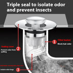 Universal Wash Basin Drain Plug Pi-Mart