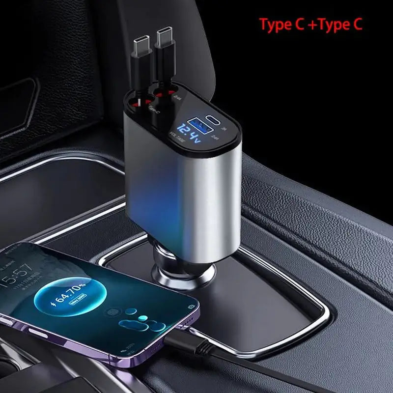 Retractable Car Charger Pi-Mart