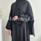Hijab Attached Hooded Abaya With Pockets (MA0011) - SJB-DIAMOND ELITES