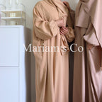 Hijab Attached Hooded Abaya With Pockets (MA0011) - SJB-DIAMOND ELITES