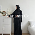 Hijab Attached Hooded Abaya With Pockets (MA0011) - SJB-DIAMOND ELITES