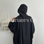 Hijab Attached Hooded Abaya With Pockets (MA0011) - SJB-DIAMOND ELITES
