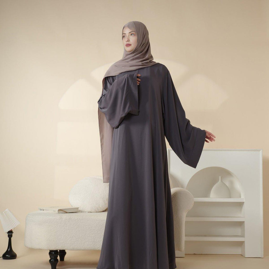 Soft Nidha Plain Abaya (MA005) - SJB-DIAMOND ELITES