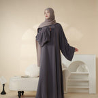 Soft Nidha Plain Abaya (MA005) - SJB-DIAMOND ELITES