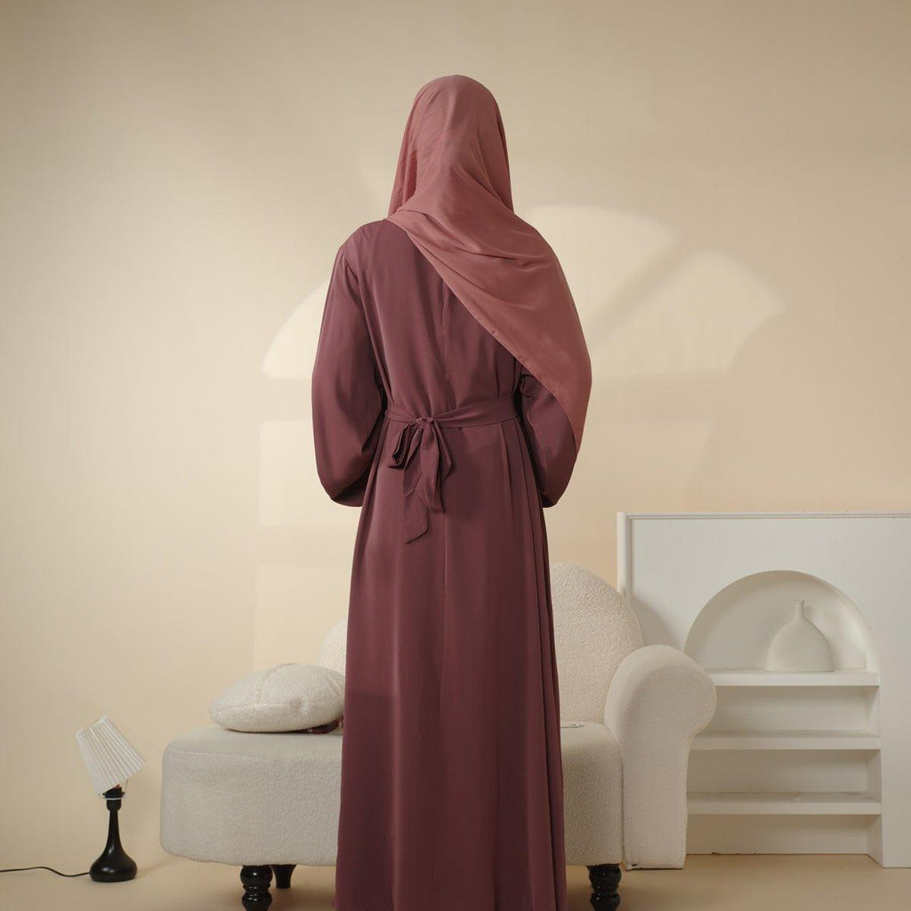 Soft Nidha Plain Abaya (MA005) - SJB-DIAMOND ELITES