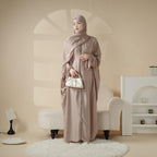 Batwing Abaya With Matching Hijab | Batwing Sleeve Abaya (MA041) Mariam's Collection