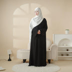 Simple Vintage Pleated Abaya (MA042) - SJB-DIAMOND ELITES