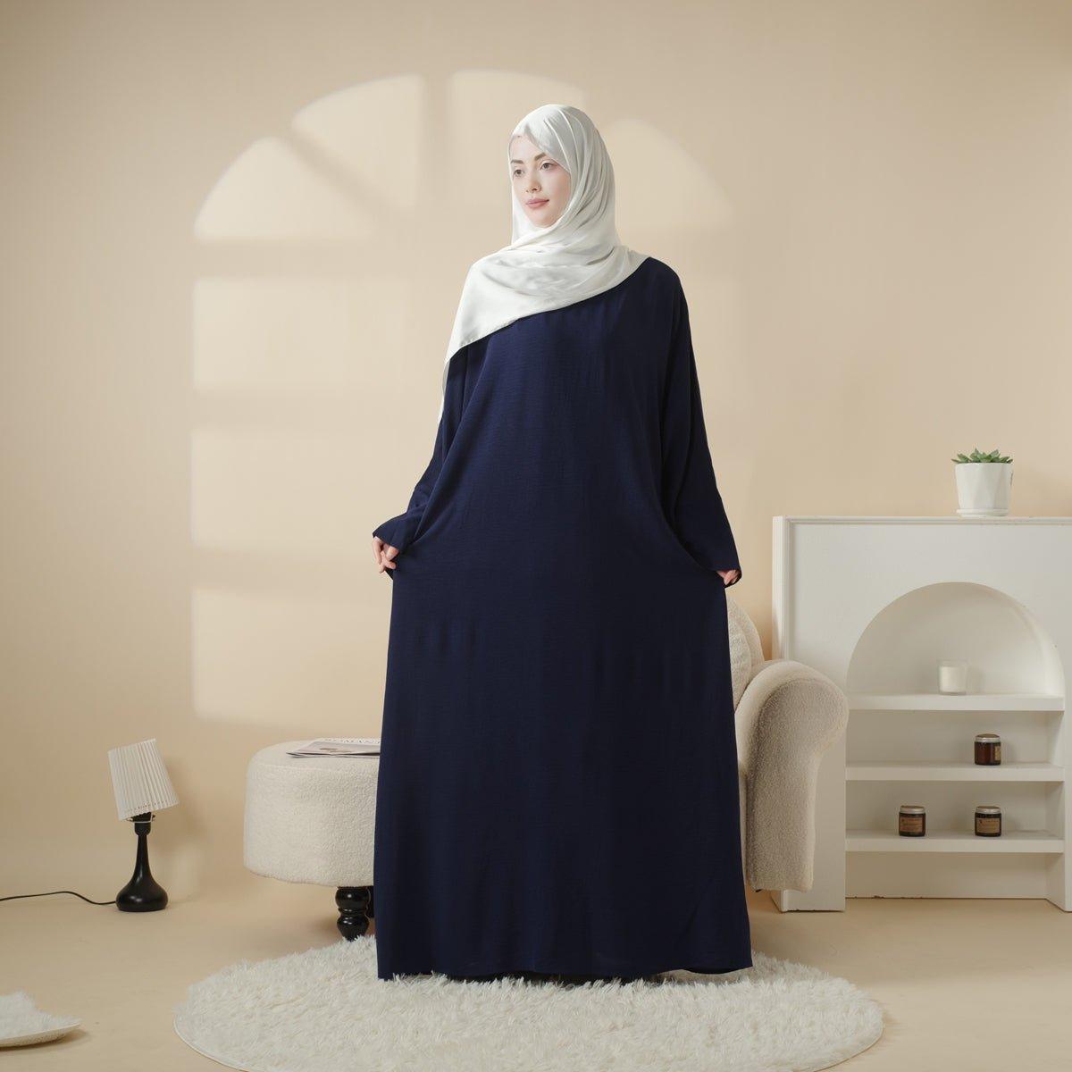Simple Vintage Pleated Abaya (MA042) - SJB-DIAMOND ELITES