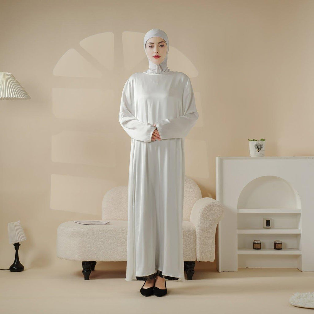 Long Sleeve Satin Inner Dress (MA061) - SJB-DIAMOND ELITES