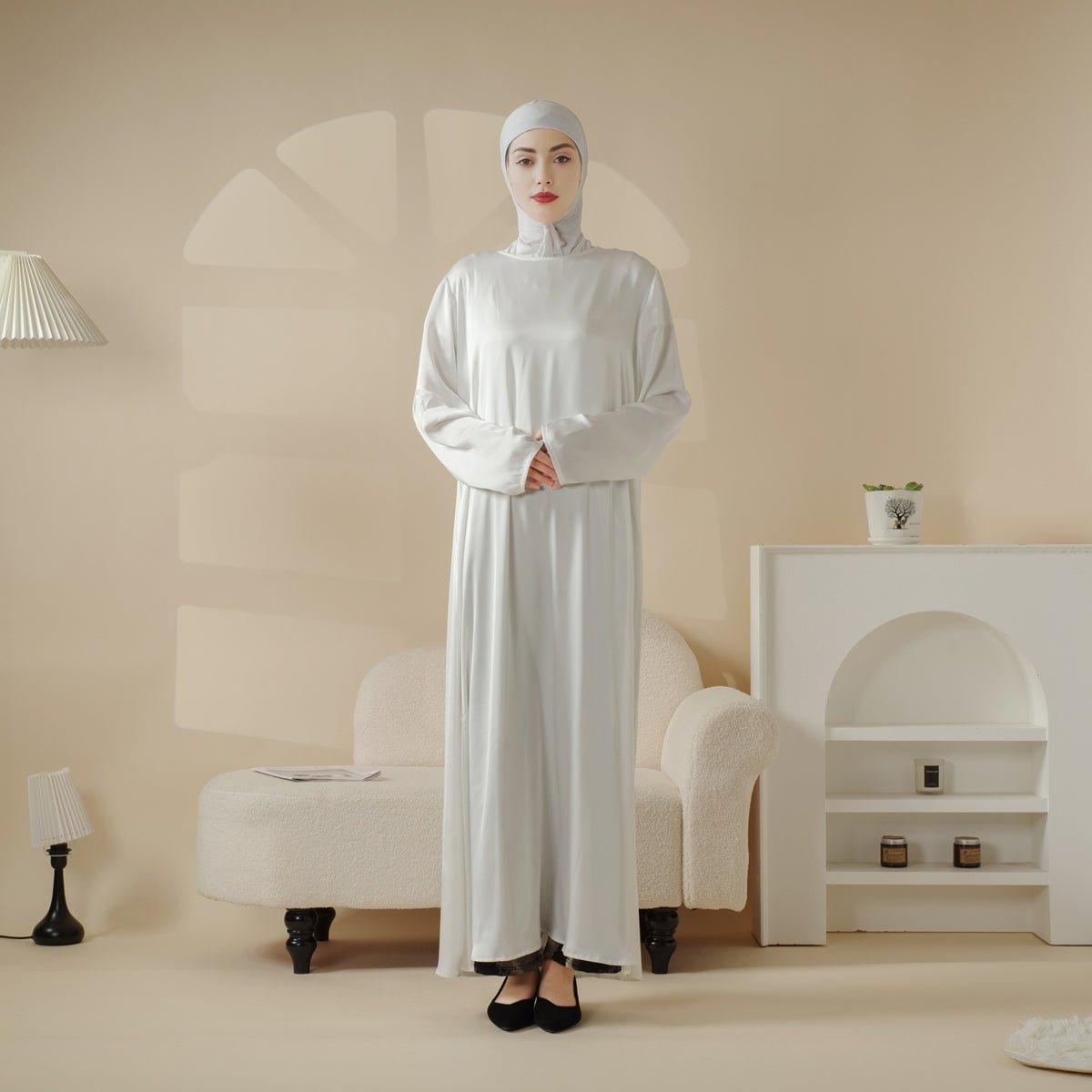 Long Sleeve Satin Inner Dress (MA061) - SJB-DIAMOND ELITES