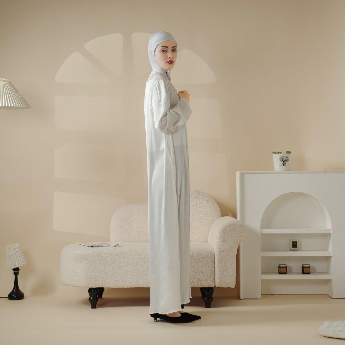 Long Sleeve Satin Inner Dress (MA061) - SJB-DIAMOND ELITES