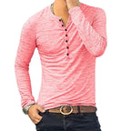 Tee Shirt V-Neck Long Sleeve Pi-Mart