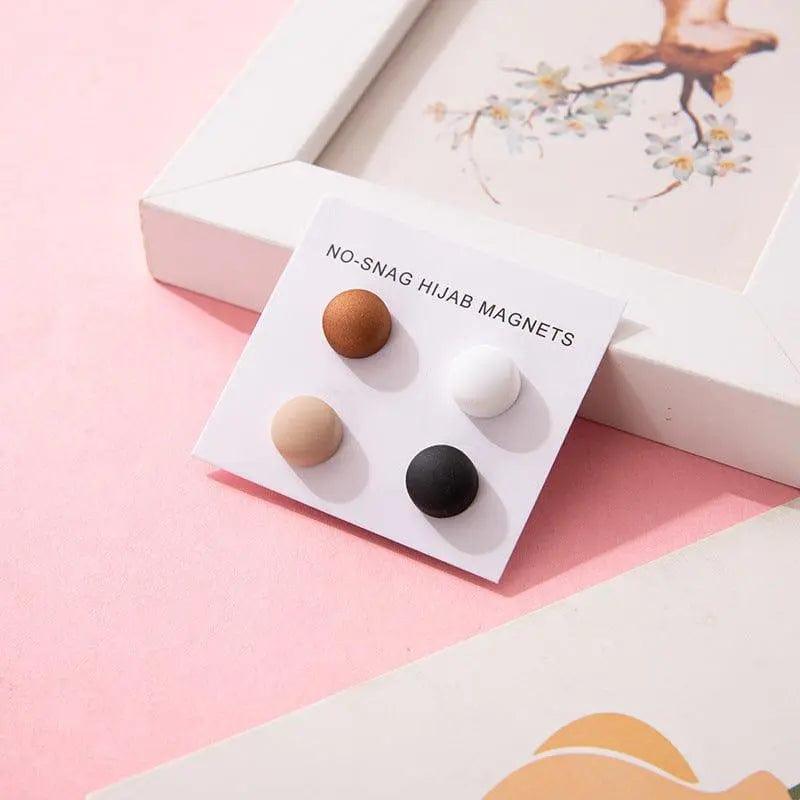 MAC001 Strong Metal Macaron color Hijab magnet, 8 pcs brooches - SJB-DIAMOND ELITES