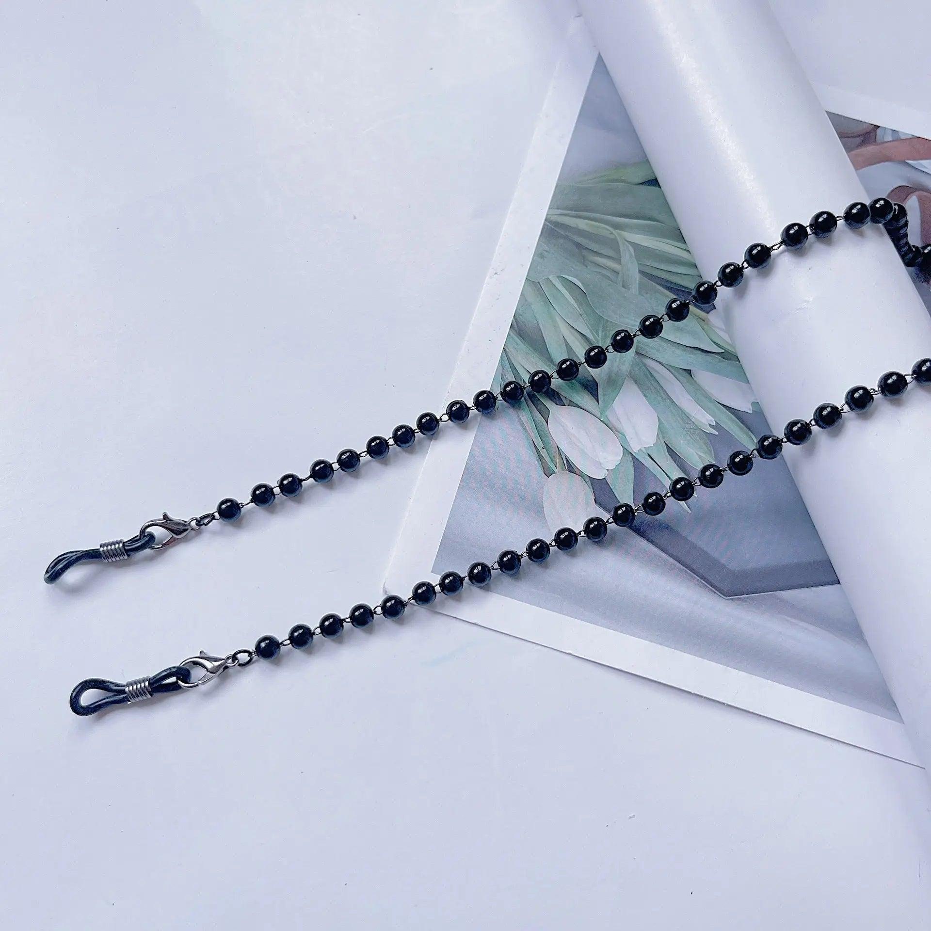 MAC006 Muslim hijab Mask Chain,Fashion Glasses Chain, pearl mask chain - SJB-DIAMOND ELITES