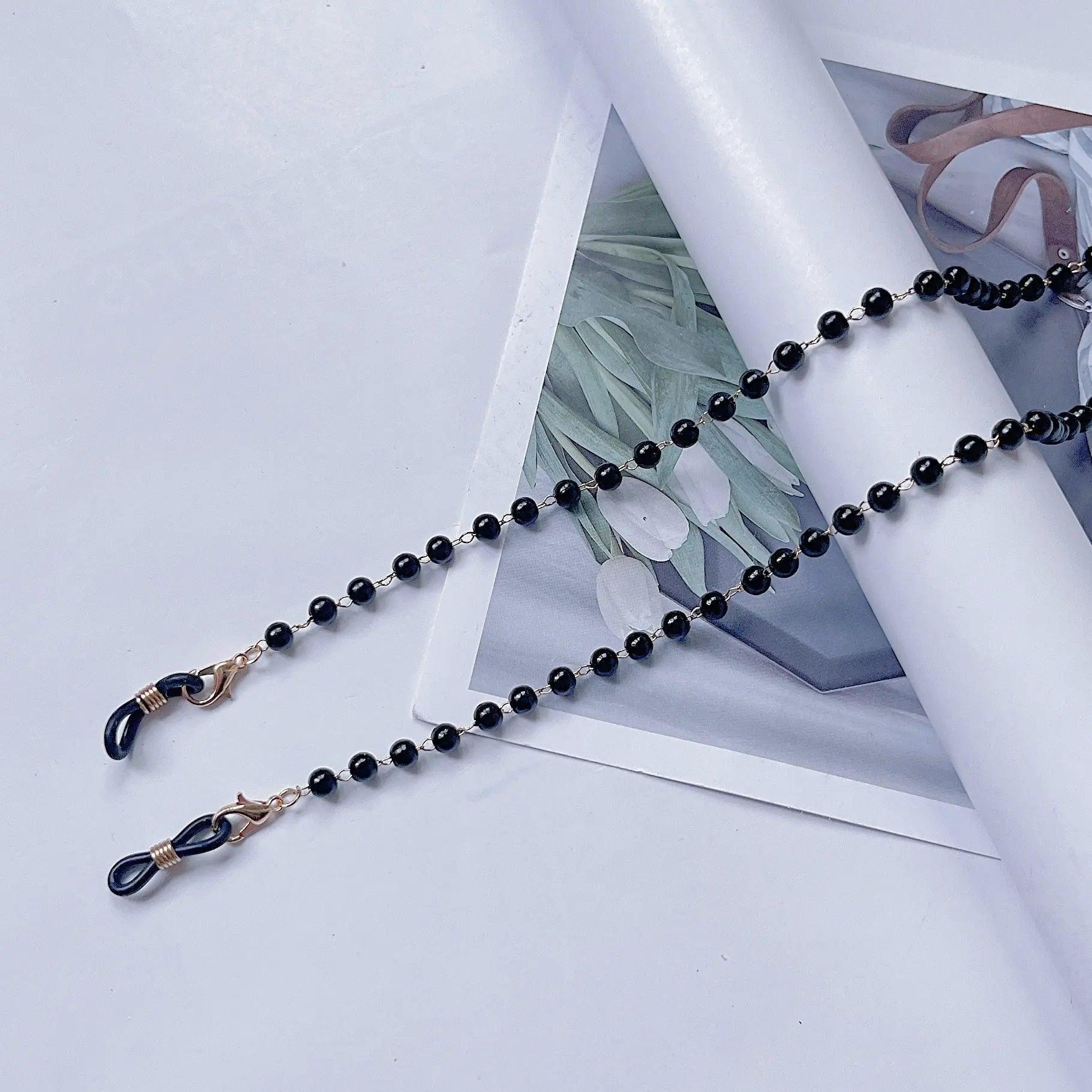 MAC006 Muslim hijab Mask Chain,Fashion Glasses Chain, pearl mask chain - SJB-DIAMOND ELITES