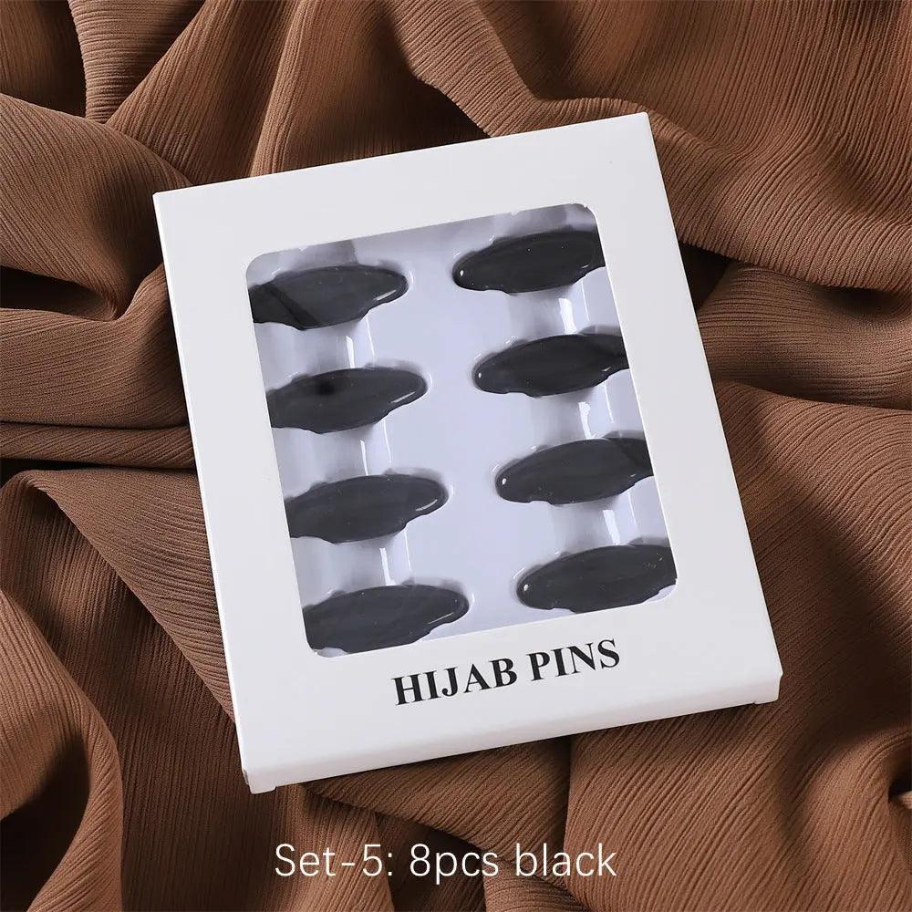 MAC008 Hijab pins, 8 pcs hijab pins - SJB-DIAMOND ELITES