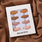MAC008 Hijab pins, 8 pcs hijab pins - SJB-DIAMOND ELITES